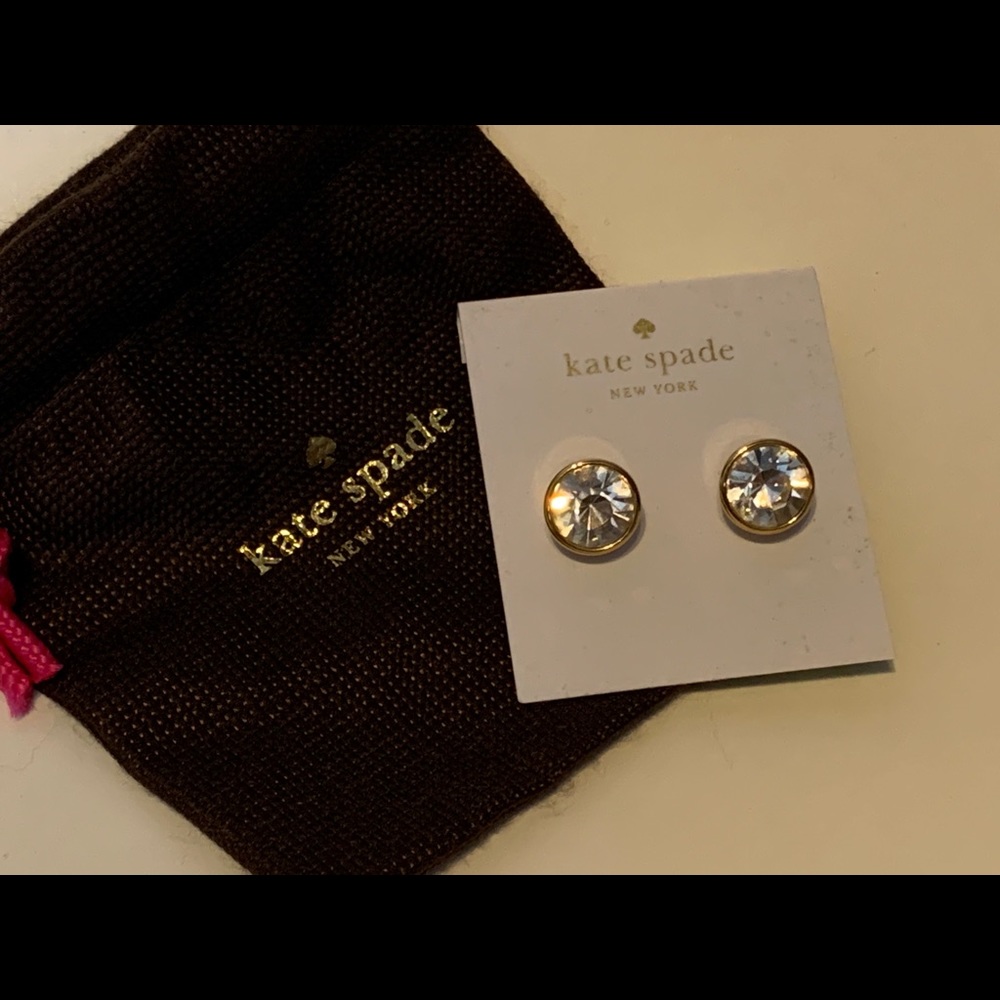NWT Kate Spade Round Gumdrop Stud Earrings